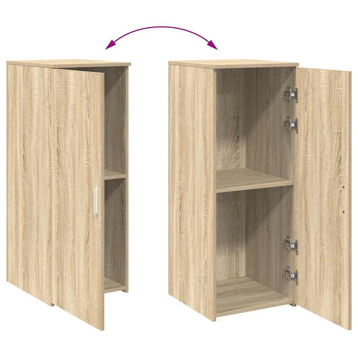 skab 40x45x103,5 cm konstrueret træ sonoma-eg