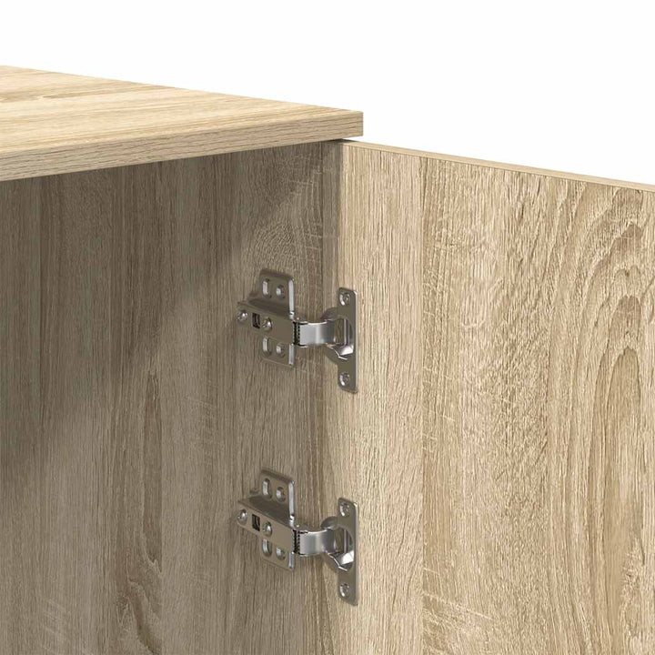 skab 40x45x103,5 cm konstrueret træ sonoma-eg