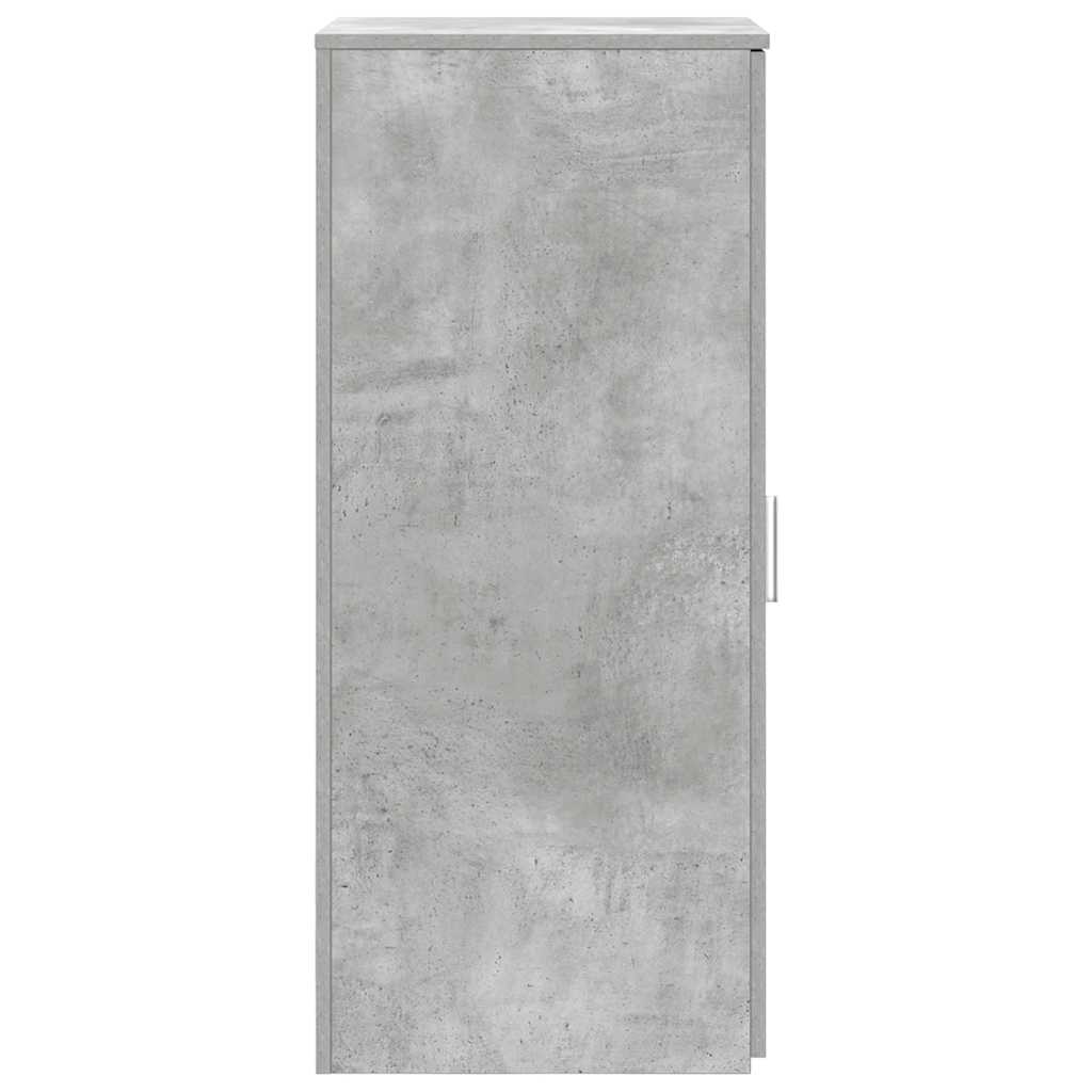 skab 40x45x103,5 cm konstrueret træ betongrå