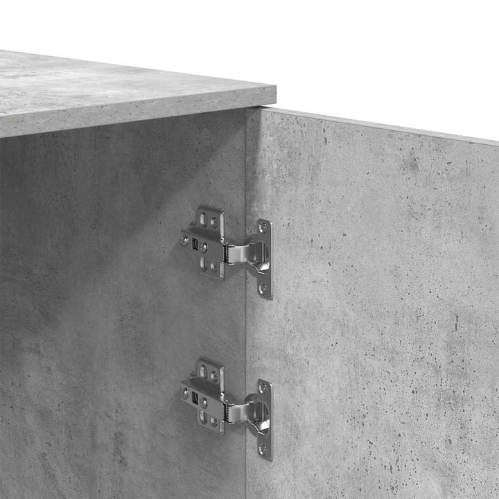 skab 40x45x103,5 cm konstrueret træ betongrå