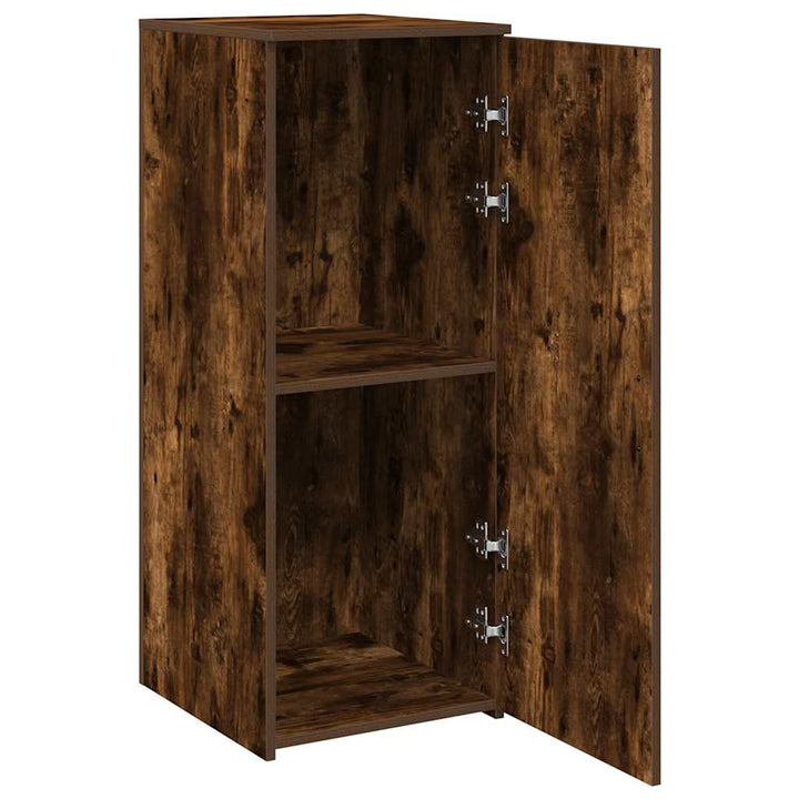 skab 40x45x103,5 cm konstrueret træ røget egetræsfarve