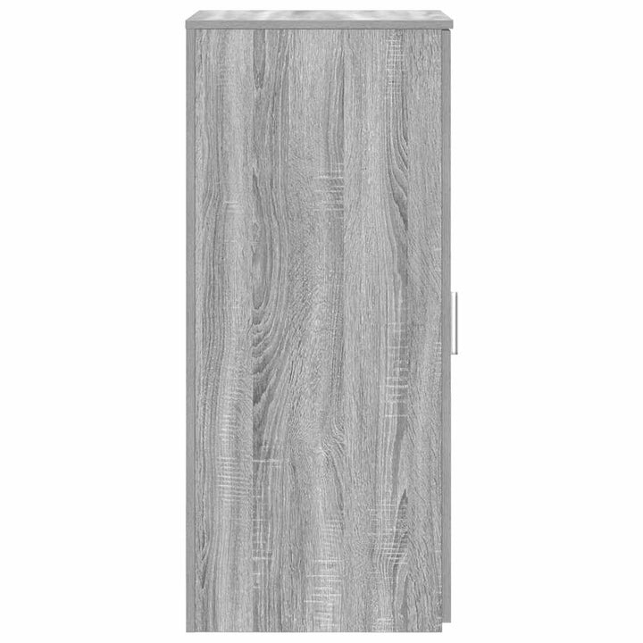 skab 40x45x103,5 cm konstrueret træ grå sonoma-eg