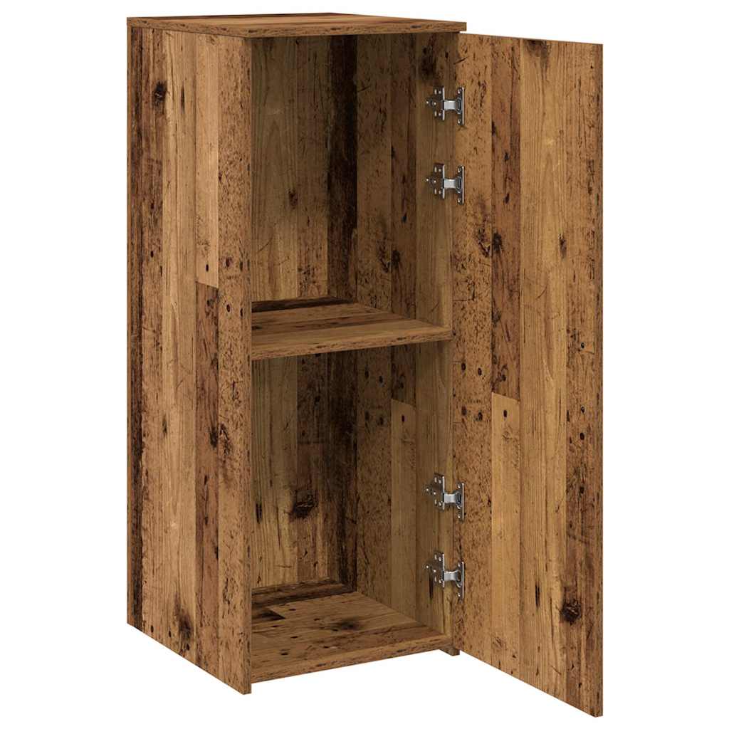 opbevaringsskab 40x45x103,5 cm konstrueret træ antikt træ
