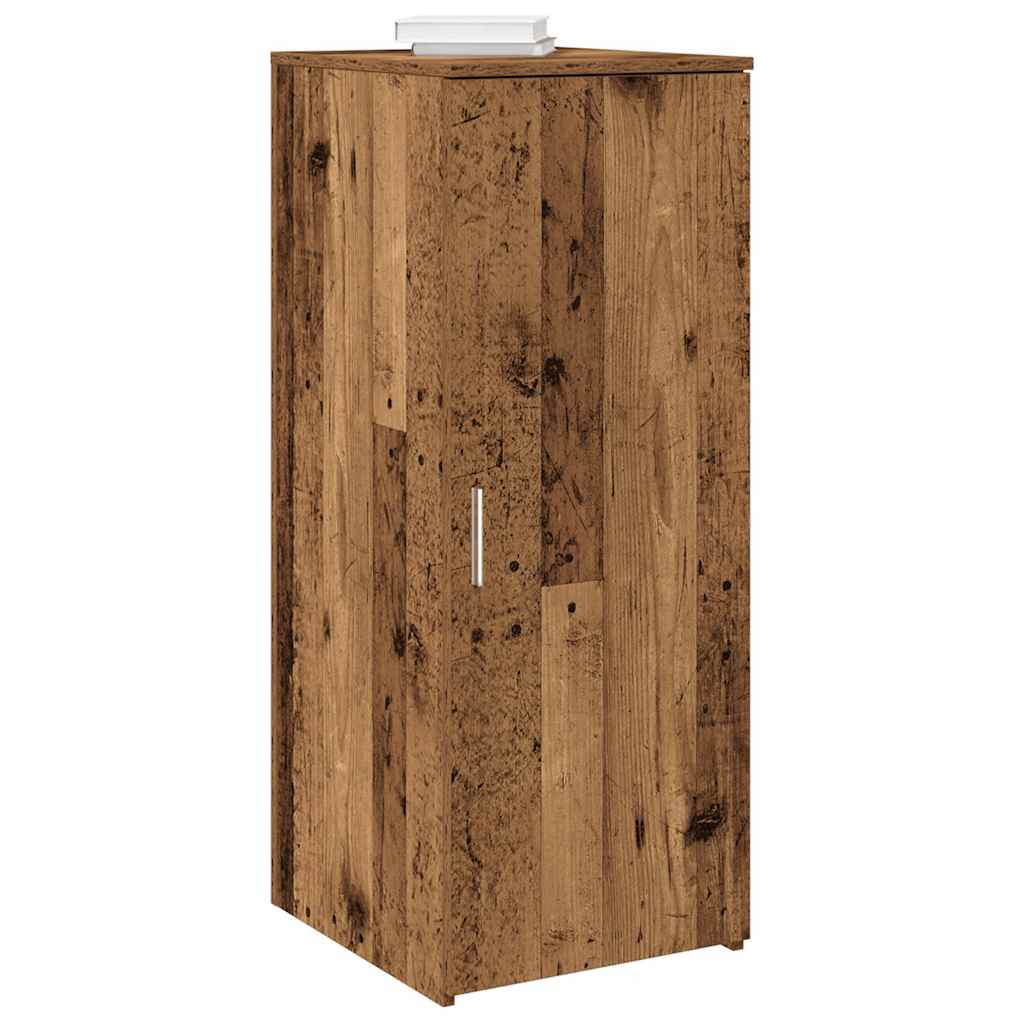 opbevaringsskab 40x45x103,5 cm konstrueret træ antikt træ