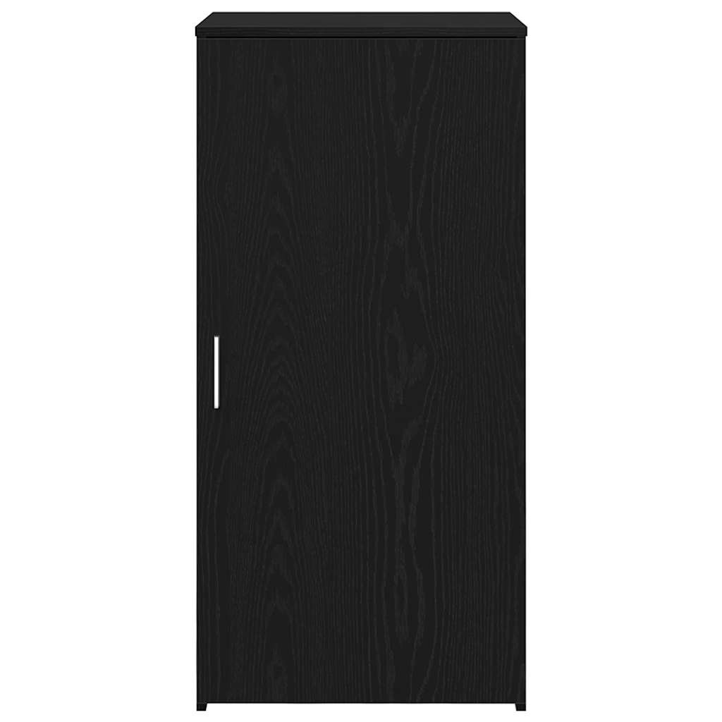 opbevaringsskab sort 50x45x103,5 cm konstrueret træ