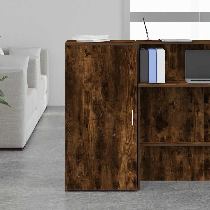 opbevaringsskab 50x45x103,5 cm røget egetræsfarve