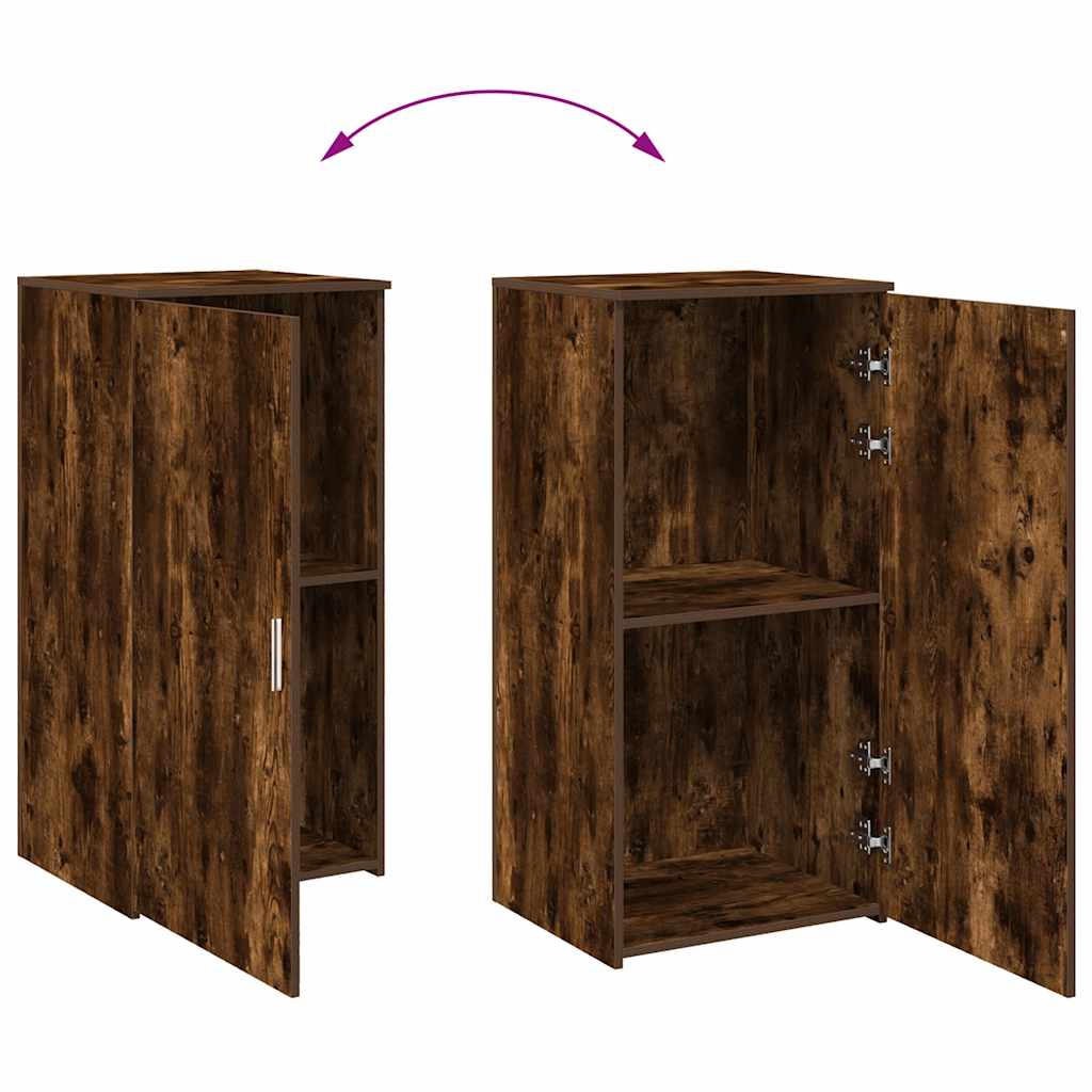 opbevaringsskab 50x45x103,5 cm røget egetræsfarve