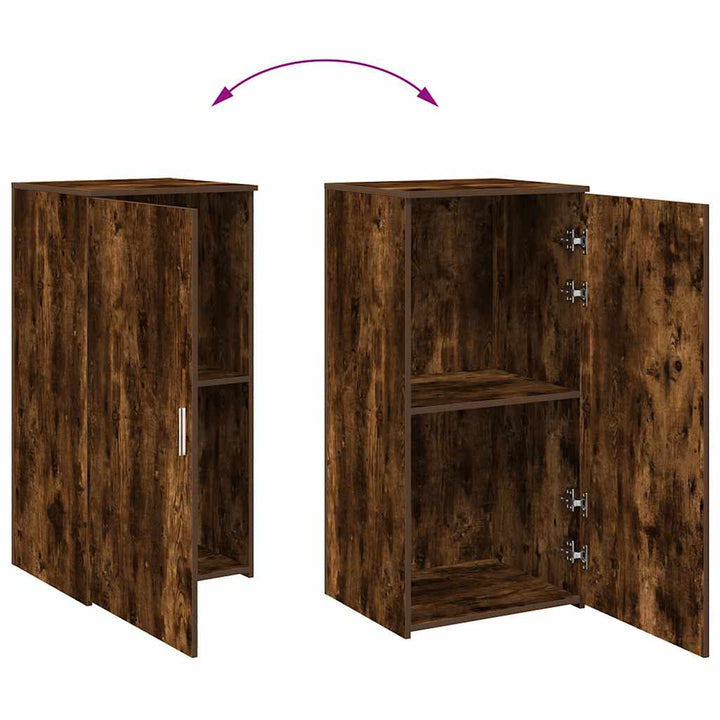 opbevaringsskab 50x45x103,5 cm røget egetræsfarve