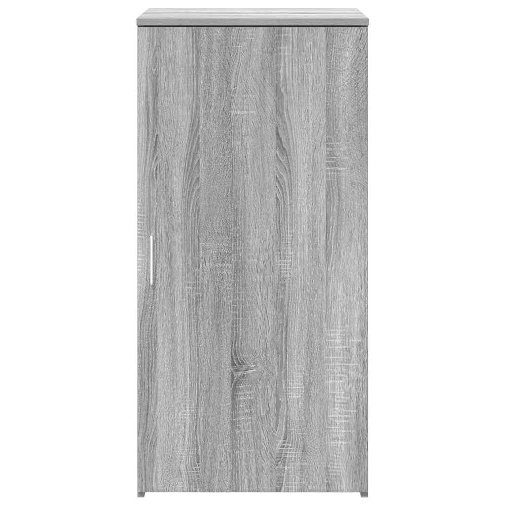 opbevaringsskab 50x45x103,5 cm konstrueret træ grå sonoma-eg