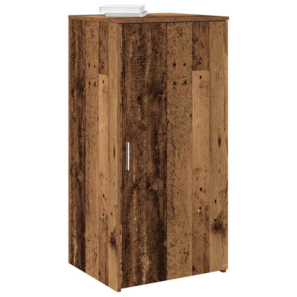opbevaringsskab 50x45x103,5 cm konstrueret træ antikt træ
