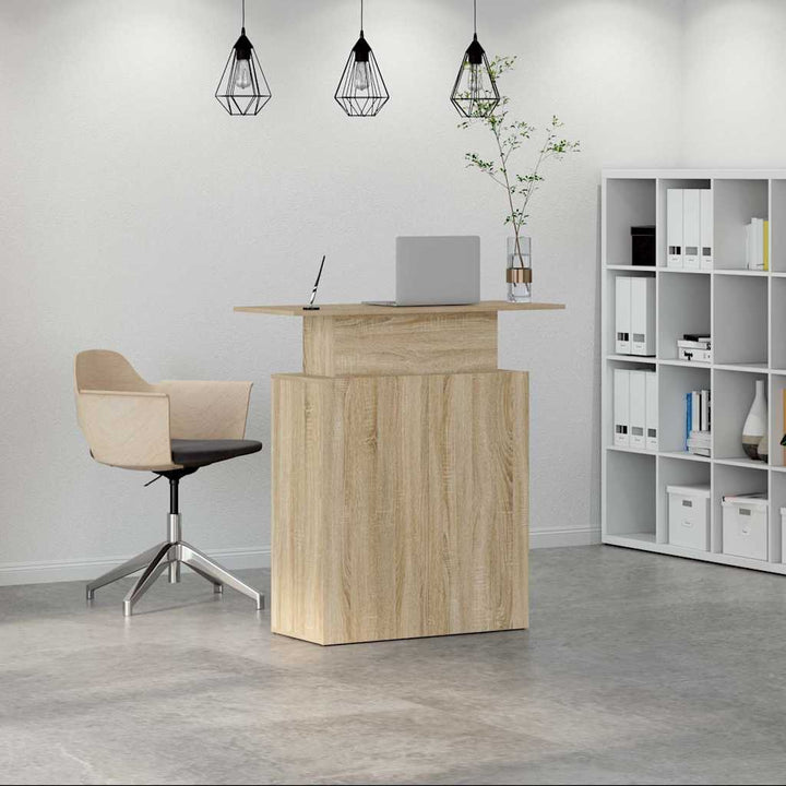 receptionsdisk Sonoma eg 100x40x104 cm konstrueret træ