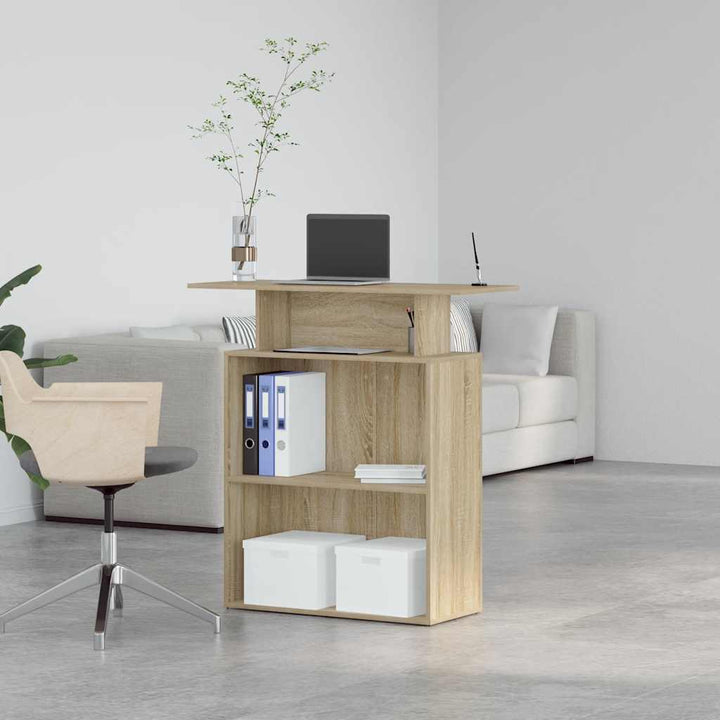 receptionsdisk Sonoma eg 100x40x104 cm konstrueret træ