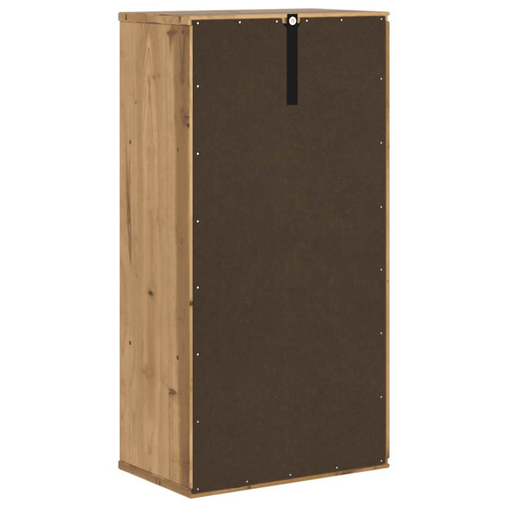 sideskab ODDA 40x24x79 cm massivt fyrretræ