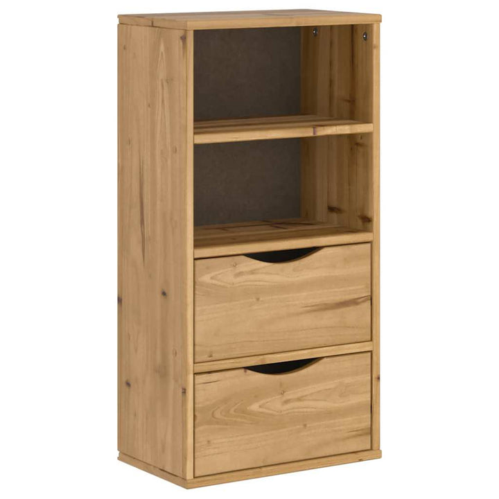 sideskab ODDA med skuffer 40x24x79 cm massivt fyrretræ