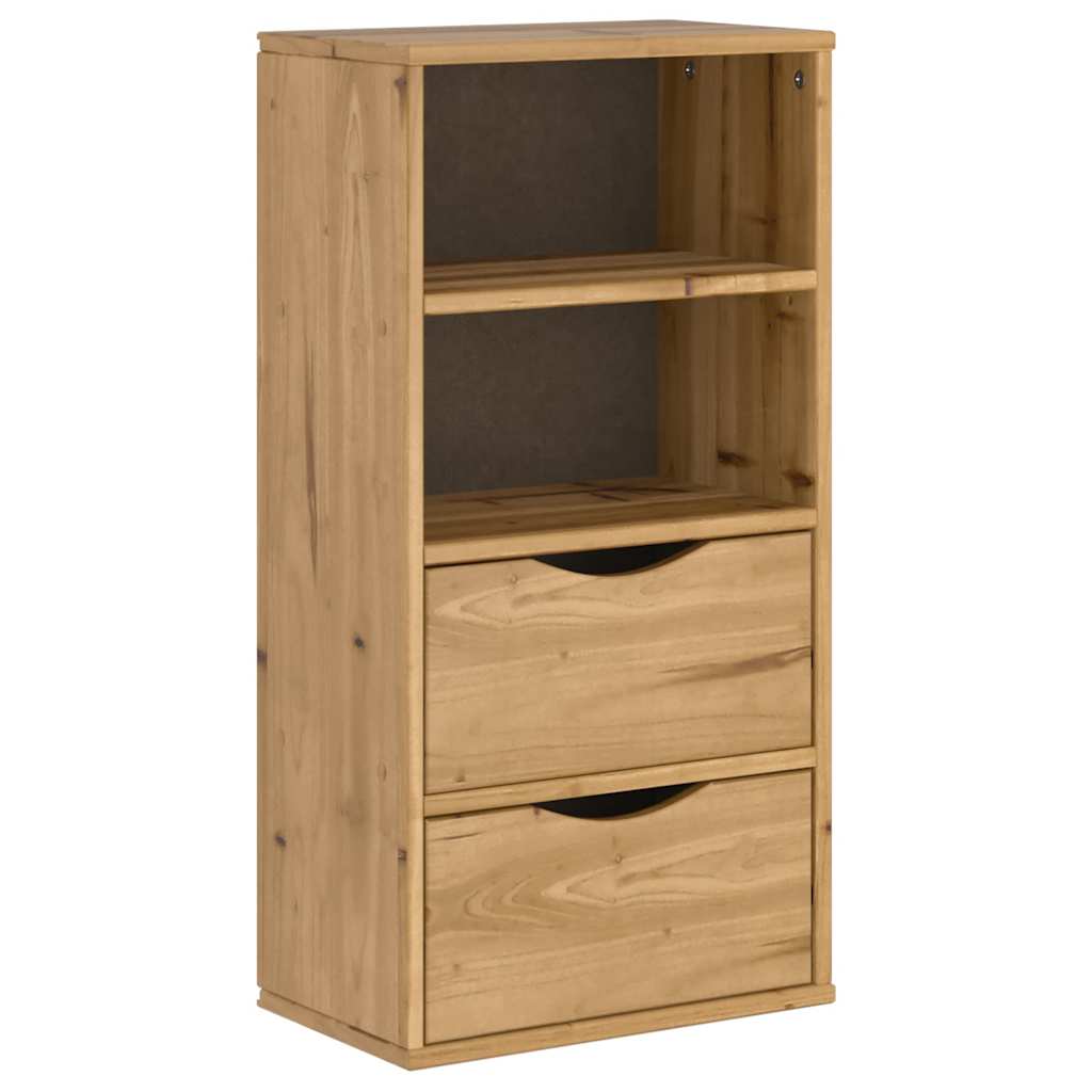 sideskab ODDA med skuffer 40x24x79 cm massivt fyrretræ