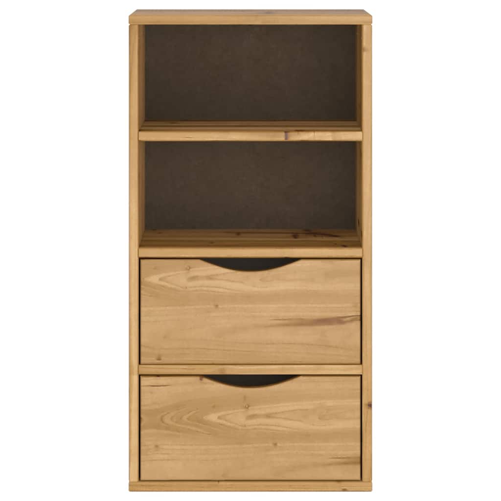 sideskab ODDA med skuffer 40x24x79 cm massivt fyrretræ
