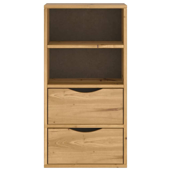 sideskab ODDA med skuffer 40x24x79 cm massivt fyrretræ