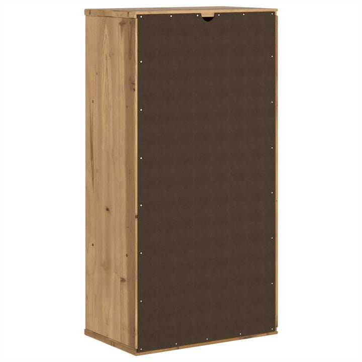 sideskab ODDA med skuffer 40x24x79 cm massivt fyrretræ