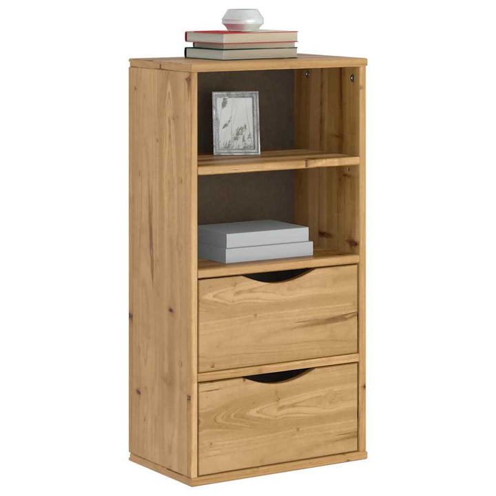 sideskab ODDA med skuffer 40x24x79 cm massivt fyrretræ