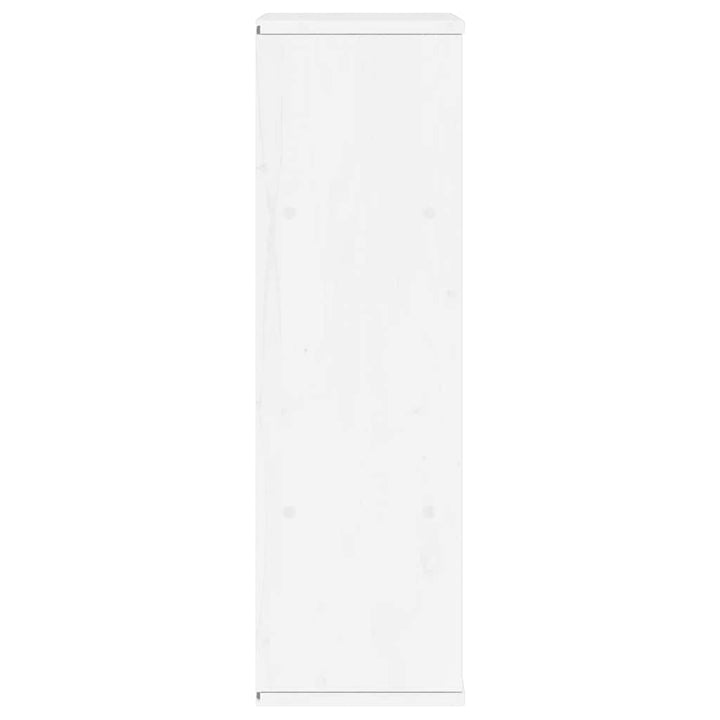 sideskab ODDA med skuffer 40x24x79 cm massivt fyrretræ hvid