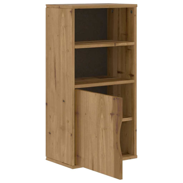 sideskab ODDA 40x24x79 cm massivt fyrretræ