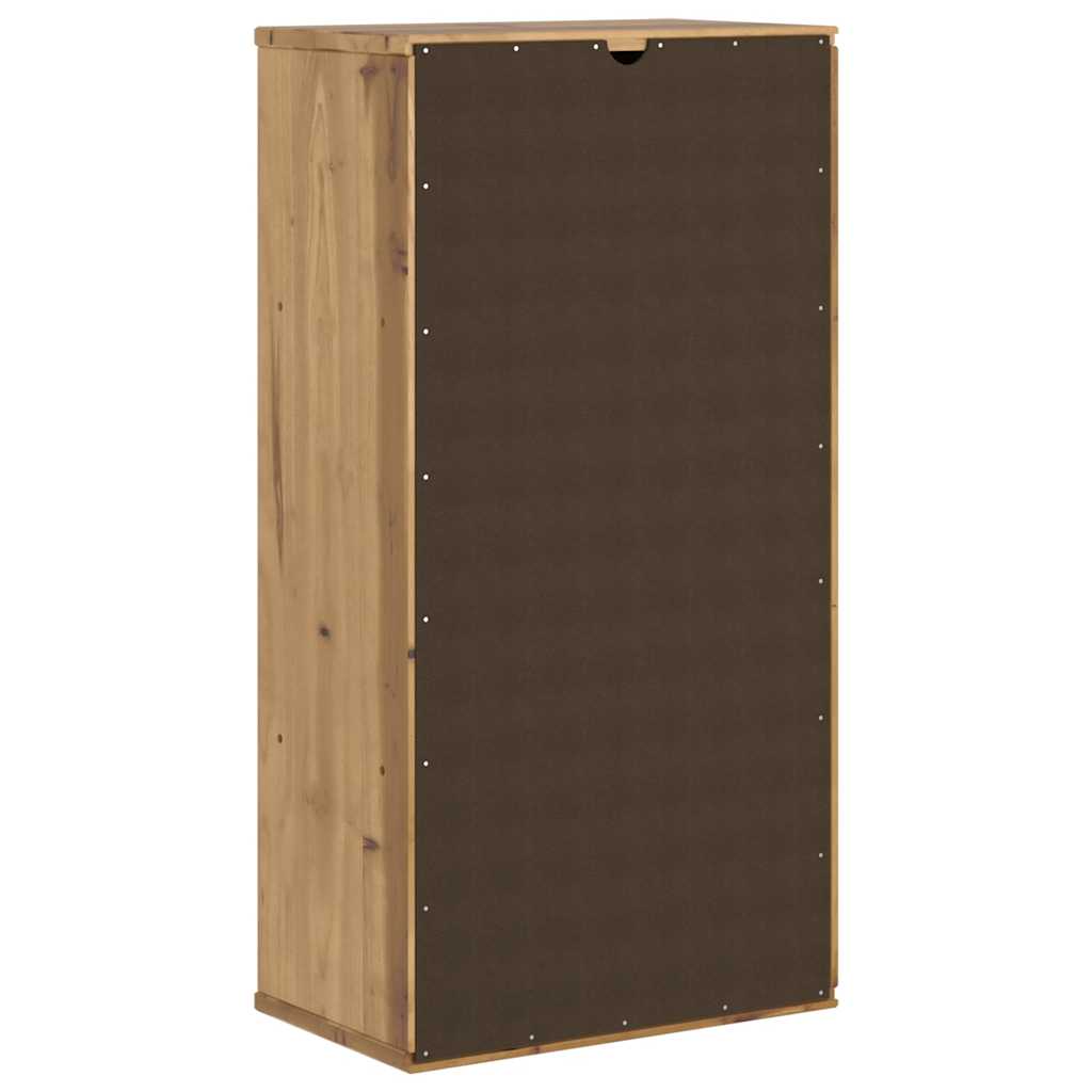 sideskab ODDA 40x24x79 cm massivt fyrretræ