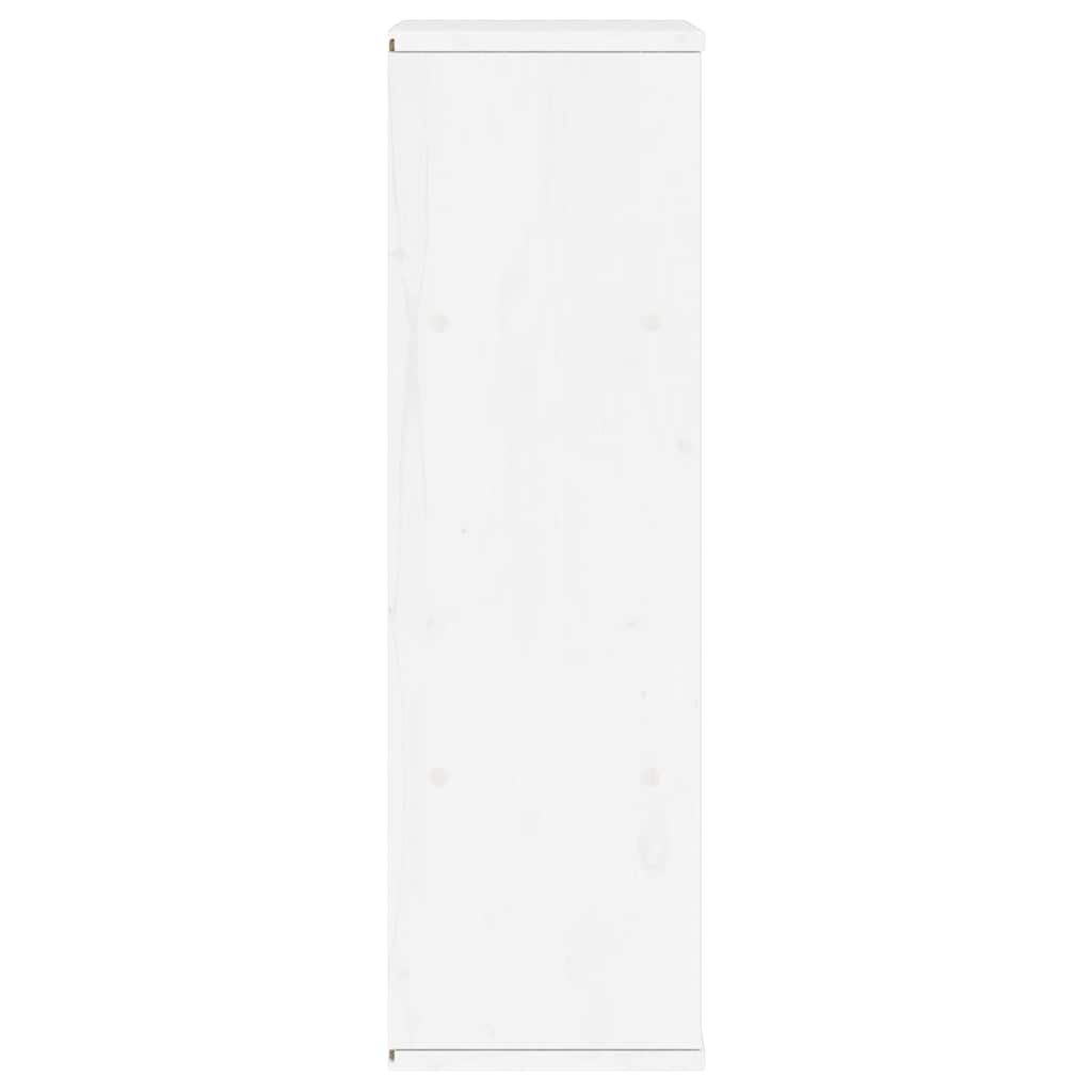 sideskab ODDA 40x24x79 cm massivt fyrretræ hvid