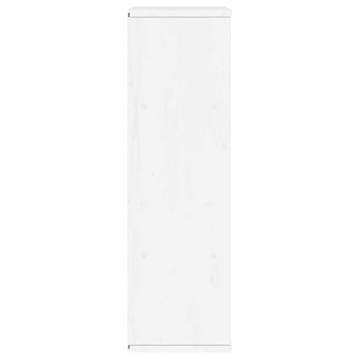 sideskab ODDA med skuffer 40x24x79 cm massivt fyrretræ hvid