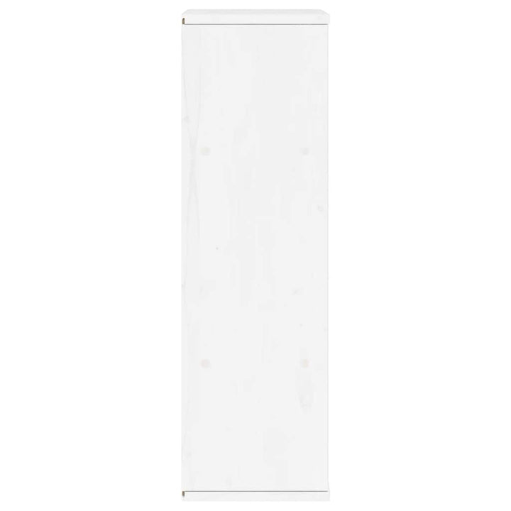 sideskab ODDA med skuffe 40x24x79 cm massivt fyrretræ hvid