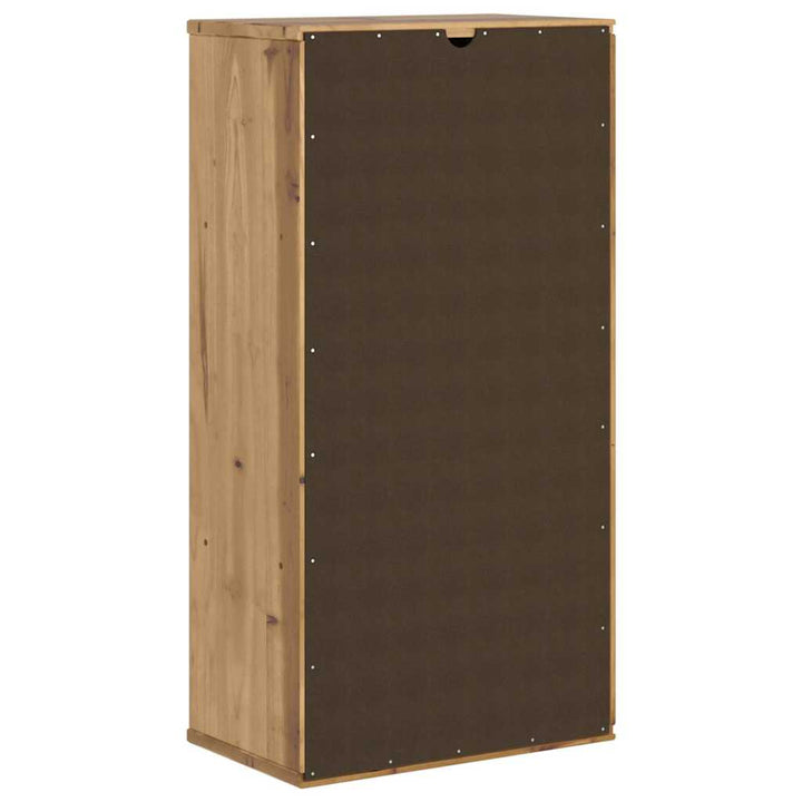 sideskab ODDA 40x24x79 cm massivt fyrretræ