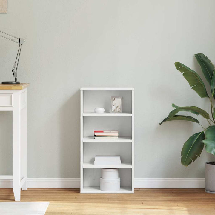 sideskab ODDA 40x24x79 cm massivt fyrretræ hvid