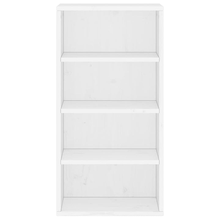 sideskab ODDA 40x24x79 cm massivt fyrretræ hvid