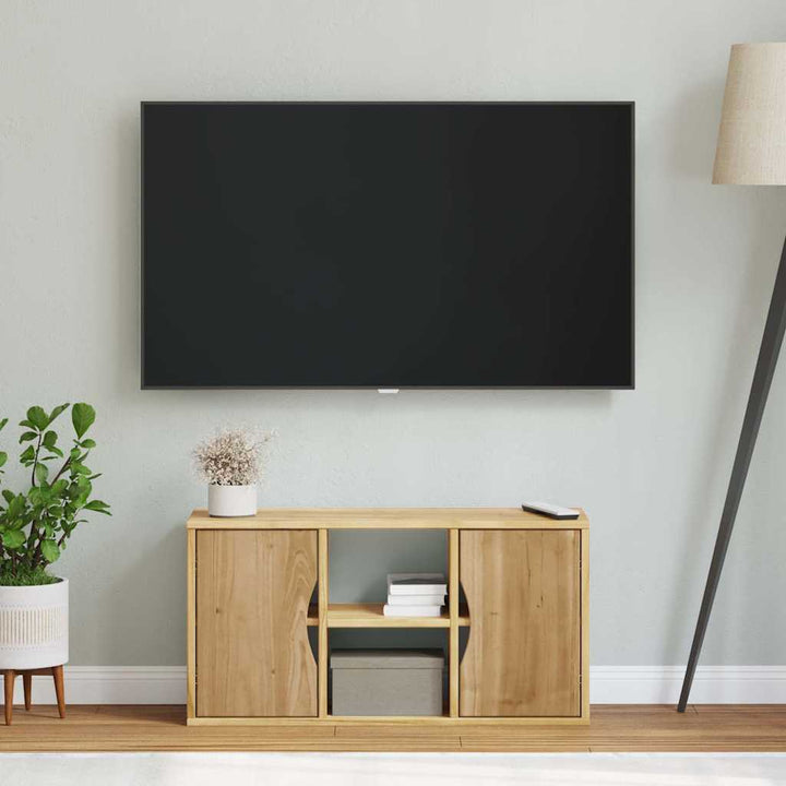 TV-skab ODDA 79x24x40 cm massivt fyrretræ