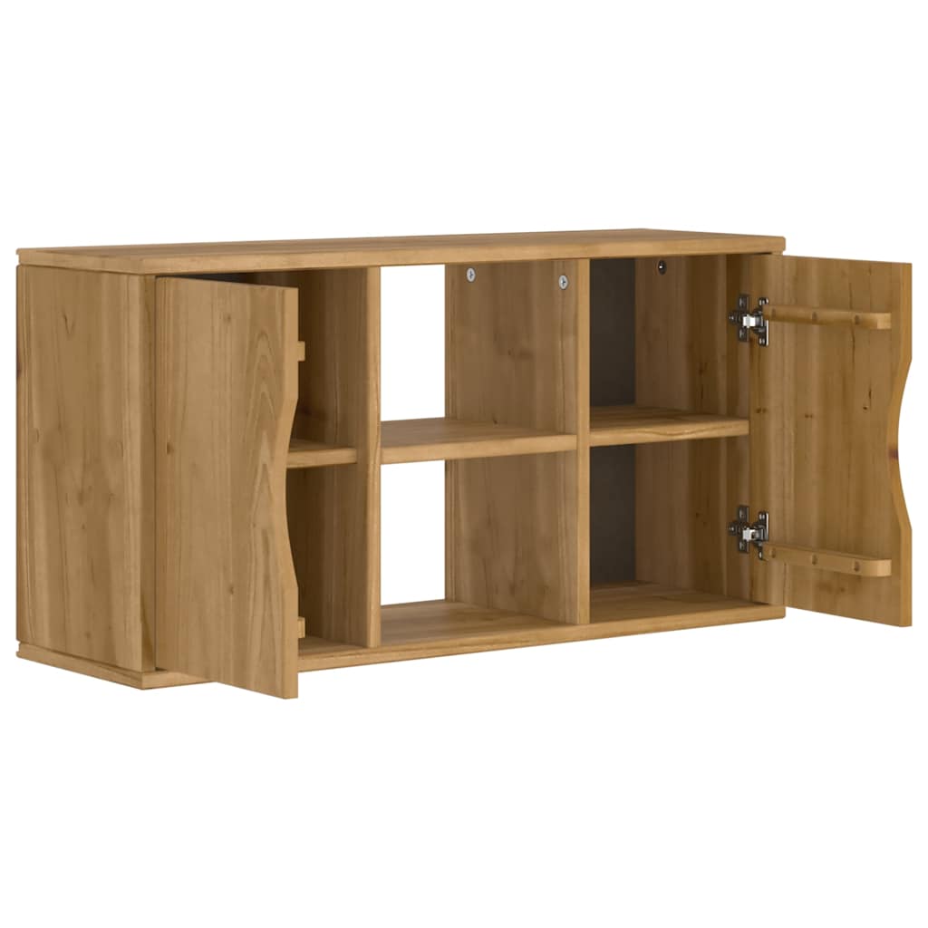 TV-skab ODDA 79x24x40 cm massivt fyrretræ
