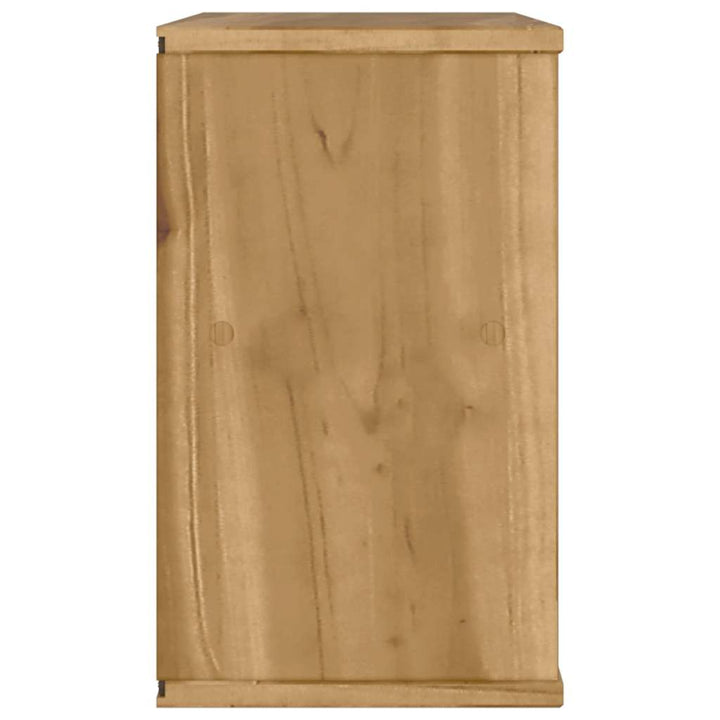TV-skab ODDA 79x24x40 cm massivt fyrretræ