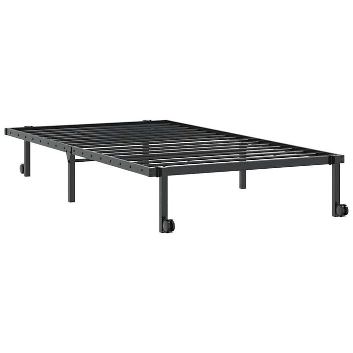 sengeramme uden madras foldbare 107x203 cm stål sort
