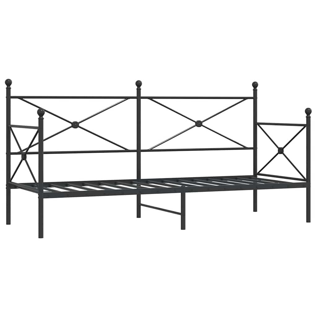 daybed uden madras 75x190 cm stål sort