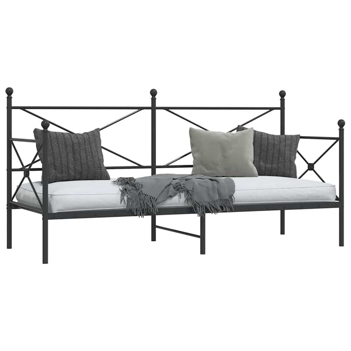 daybed uden madras 75x190 cm stål sort