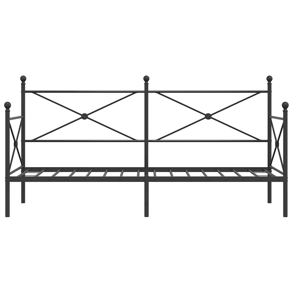 daybed uden madras 75x190 cm stål sort