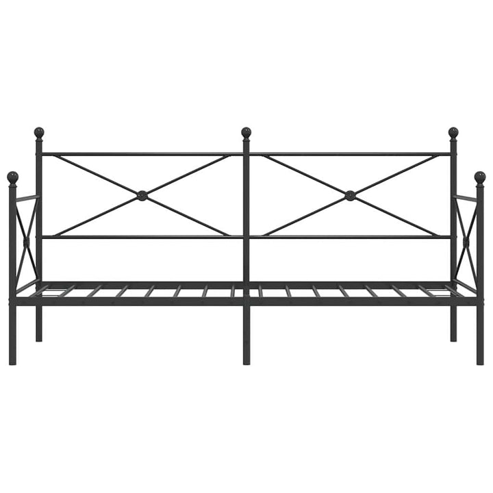 daybed uden madras 75x190 cm stål sort