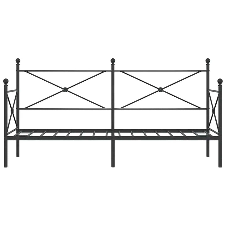 daybed uden madras 75x190 cm stål sort