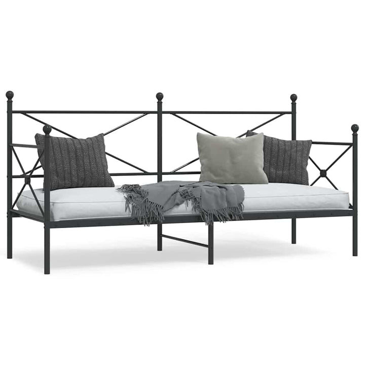 daybed uden madras 75x190 cm stål sort
