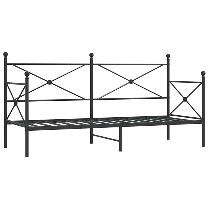 daybed uden madras 80x200 cm stål sort