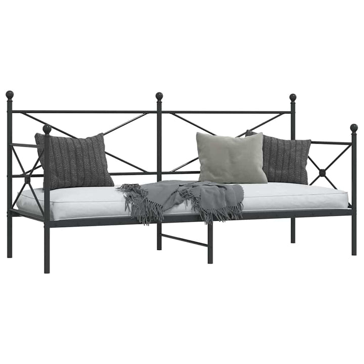 daybed uden madras 80x200 cm stål sort