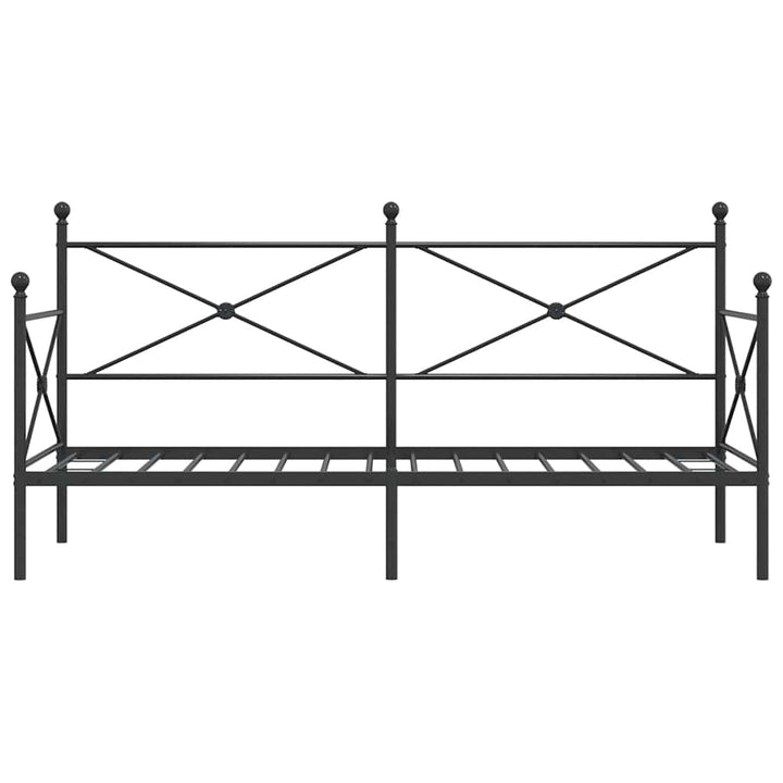 daybed uden madras 80x200 cm stål sort