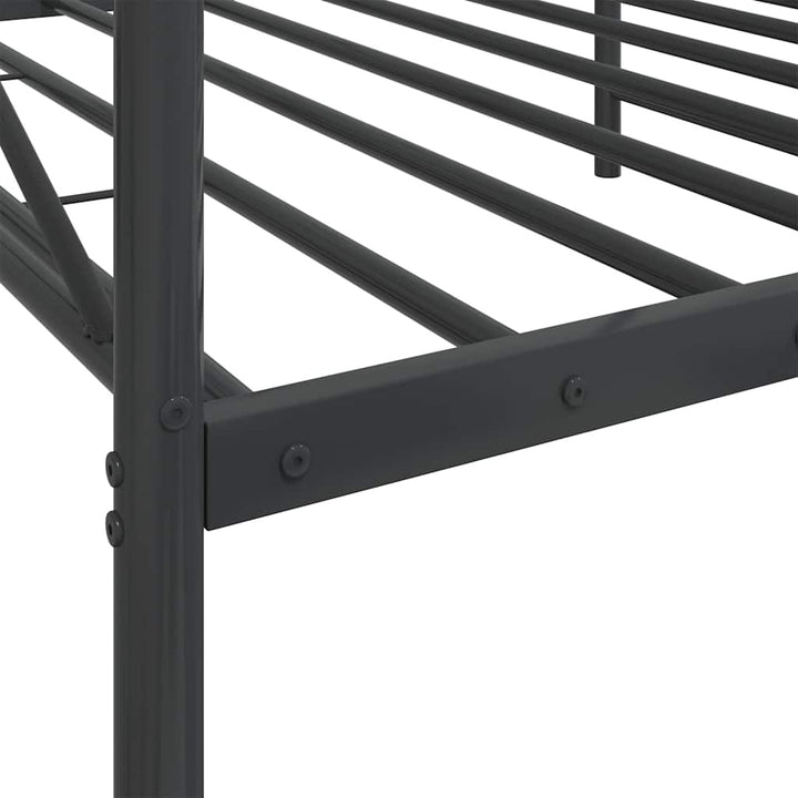 daybed uden madras 100x190 cm stål sort