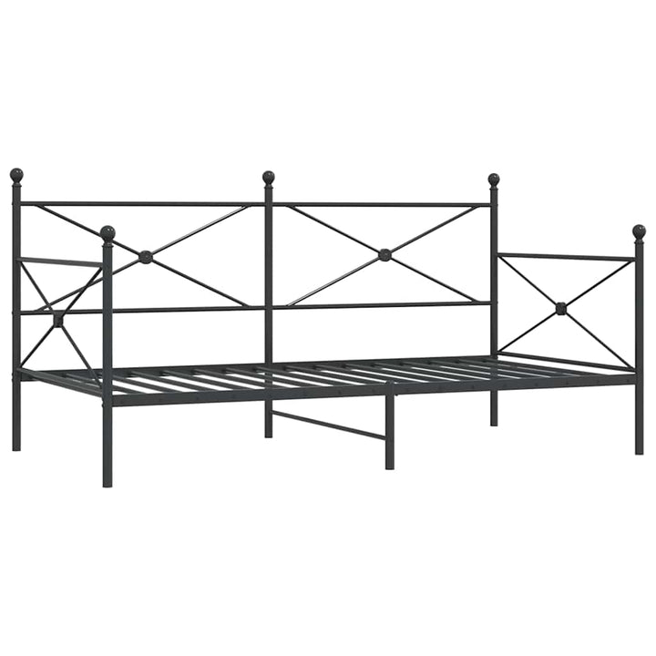 daybed uden madras 100x200 cm stål sort