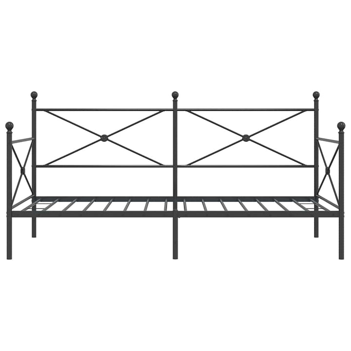 daybed uden madras 100x200 cm stål sort