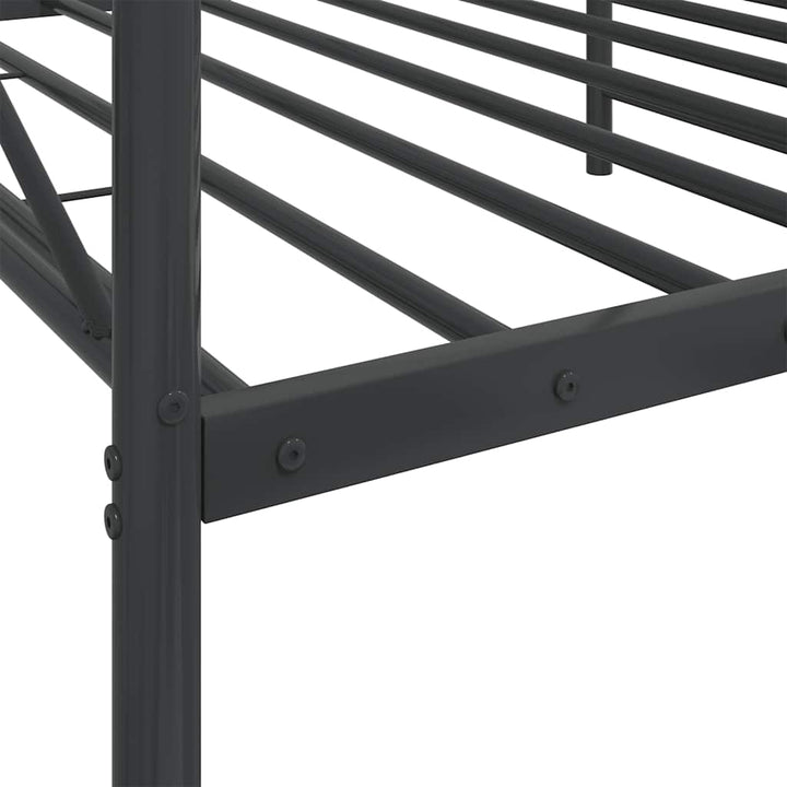 daybed uden madras 100x200 cm stål sort