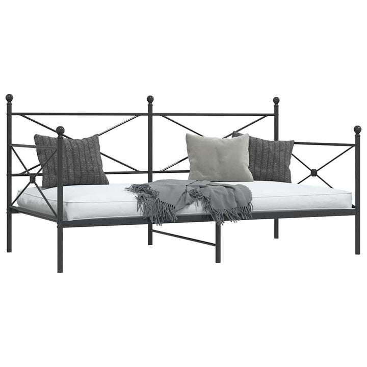 daybed uden madras 107x203 cm stål sort